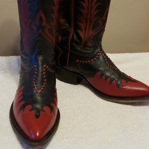 flame cowboy boots
